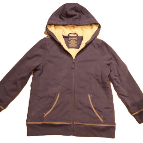 L.L.Bean Boys Full Zip Hoodie – Blue – Size M (10–12) - Picture 2 of 9